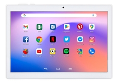 Tablet con funda Gadnic Taurus Phone TAB0024C 10.1" con red móvil 32GB blanca 2GB de memoria RAM