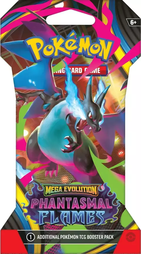 PREVENTA Pokémon TCG: Mega Evolution ME02 - Phantasmal Flames Sleeved Booster - ESPAÑOL - comprar en línea