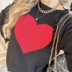 Blusa coração - comprar online
