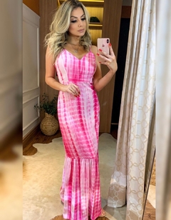 Vestido longo Tie Dye - loja online