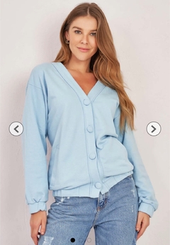 Cardigan moleton