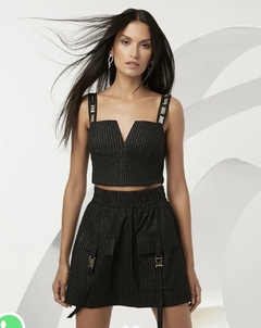 Conjunto Saia Street Glow