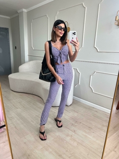 Calça Alfaiataria Xadrez - comprar online