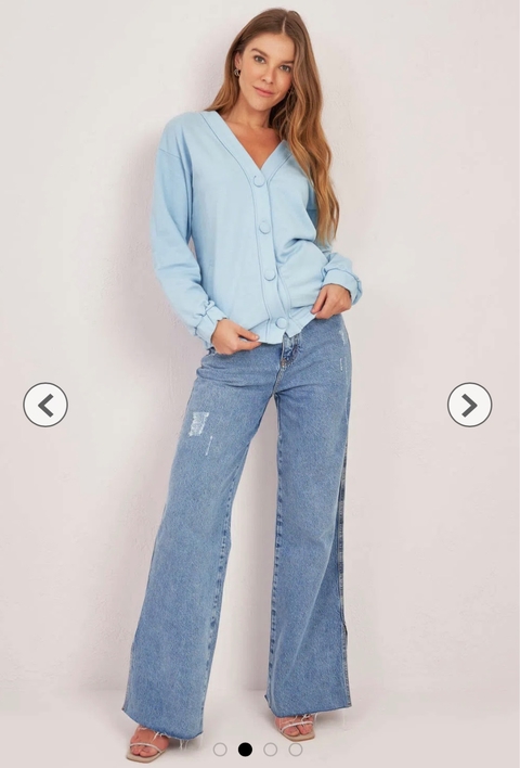 Cardigan moleton - comprar online