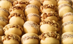 Alfajores de Maicena y Nueces x24 unidades