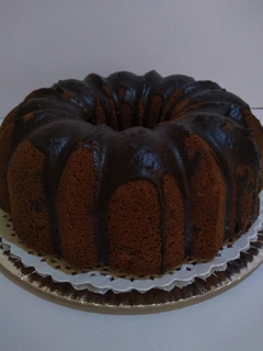 Budin grande naranja y chocolate