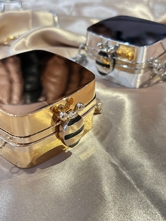 MINI BAG PORTA MOEDAS METALIZADA na internet