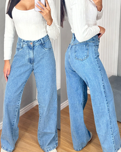 CALÇA WIDE LEG MARMORIZADA NEW - comprar online