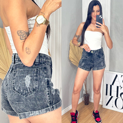 SHORT JEANS GRAFITE