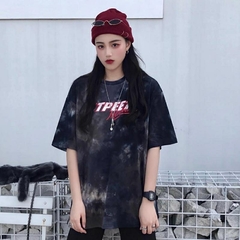 Camiseta Feminina De Manga Curta Estilo Harajuku - 2 Cores - comprar online