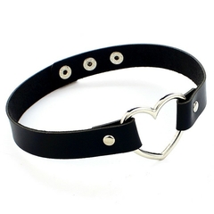 Imagem do Choker Gargantilha de Couro Coração - 18 Cores