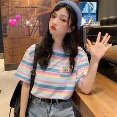 Blusa Listrada Kawaii - 2 Cores na internet