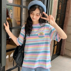 Imagem do Blusa Listrada Kawaii - 2 Cores