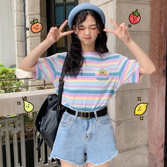 Blusa Listrada Kawaii - 2 Cores - Kawaii Ghosty