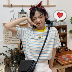 Blusa Listrada Kawaii - 2 Cores
