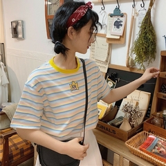Blusa Listrada Kawaii - 2 Cores na internet