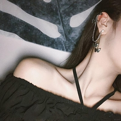 Brinco Ear Cuff Borboletas - Kawaii Ghosty