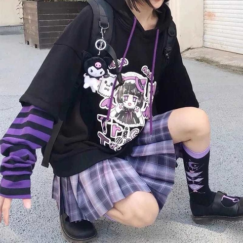 Moletom Com Capuz Harajuku
