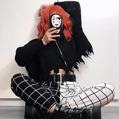Calça Jogger Preta e Branca na internet