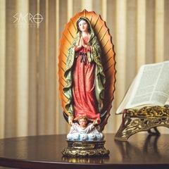 Imagem Resina Nossa Senhora de Guadalupe Importada 30cm