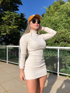 Vestido tubinho ribana - comprar online