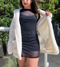 Casaco Teddy longo - comprar online