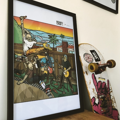 Quadro “Punks BBQ” (Tamanho A2)