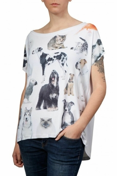 Blusa Quadradasim Animais