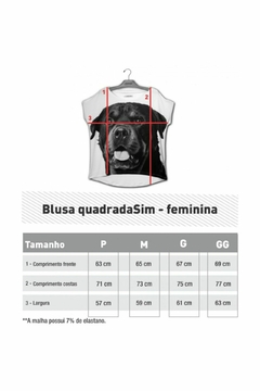 Blusa Quadradasim Animais na internet