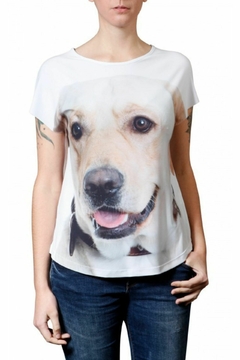 Camiseta Evasê Labrador Mel