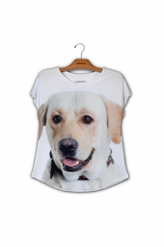 Camiseta Evasê Labrador Mel - comprar online