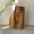 Origem – Vaso Decorativo em Madeira Natural (15x22cm _ V24) - comprar online