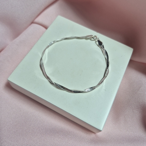 Pulseira Laminada Trançada - comprar online