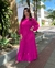 VESTIDO LONGO PLISSADO - comprar online