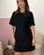 VESTIDO CURTO ALFAIATARIA COM BRILHO - Allure Closet