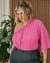 BLUSA MANGA ÚNICA EM CREPE - comprar online