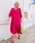 VESTIDO CHEMISE SUPER MIDI CREPONADO - Allure Closet