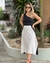SAIA SUPER MIDI BICOLOR LINHO - comprar online