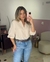 Imagem do CALÇA JEANS RETA COM LENÇO TIGRADO