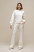 Imagem do CONJUNTO EM MOLETOM DIFERENCIADO BLUSA CROPPED + CALÇA PANTALONA