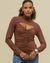 BLUSA EM MALHA COM RECORTE DIFERENCIADA - Allure Closet