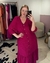 VESTIDO CHEMISE SUPER MIDI CREPONADO - loja online