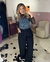 TOP CROPPED JEANS BRILHO - loja online