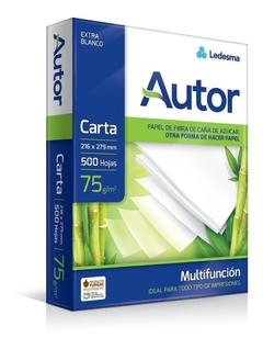RESMA CARTA 75GR AUTOR