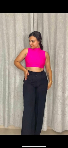 Cropped gola alta