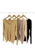 Sweater Cuello V Lineas- LNBL 06 - Long