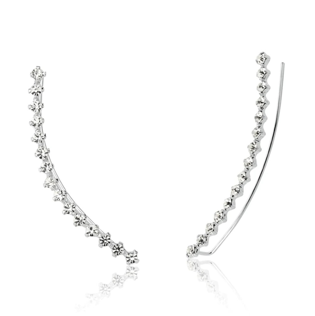 Brinco Earcuff pedraria em prata925