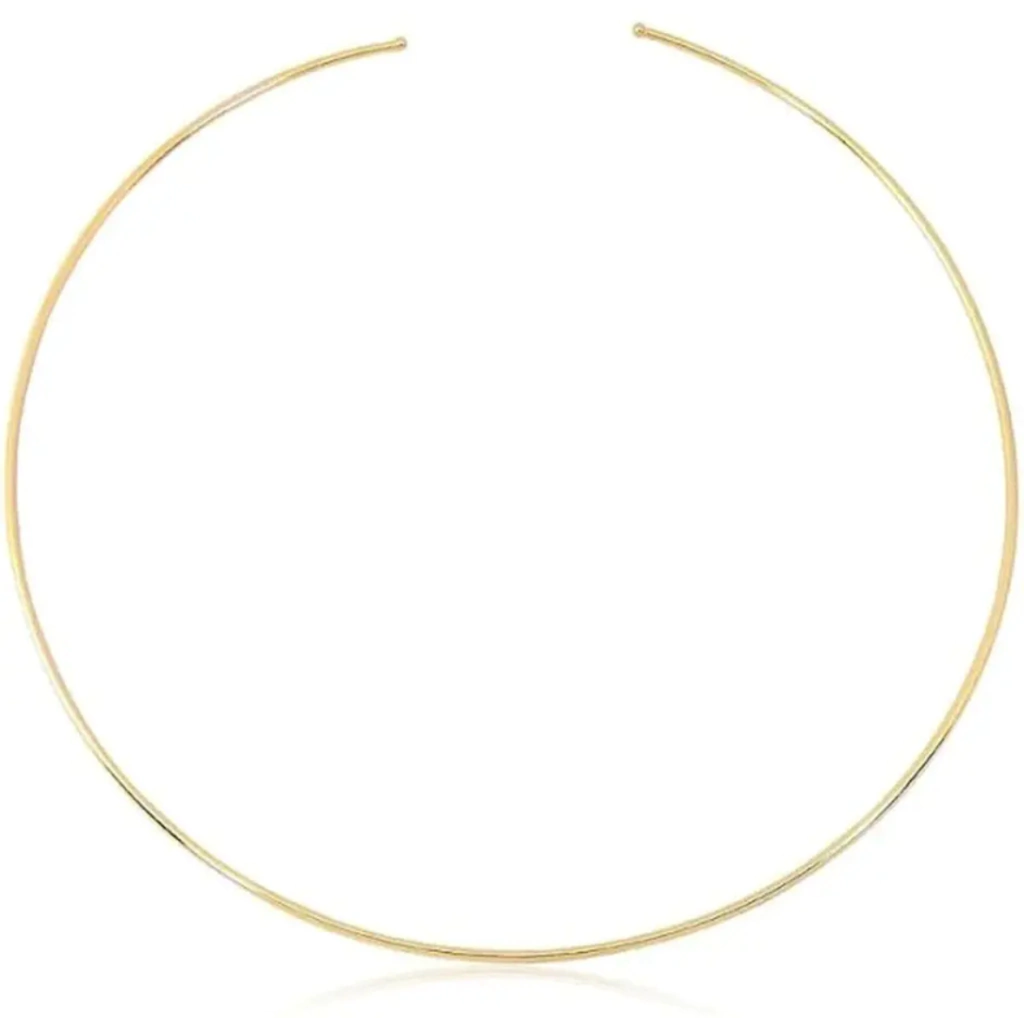 Choker Aro Slin banhado a ouro 18k