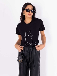 t-shirt gatinho