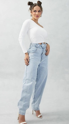 calça flor